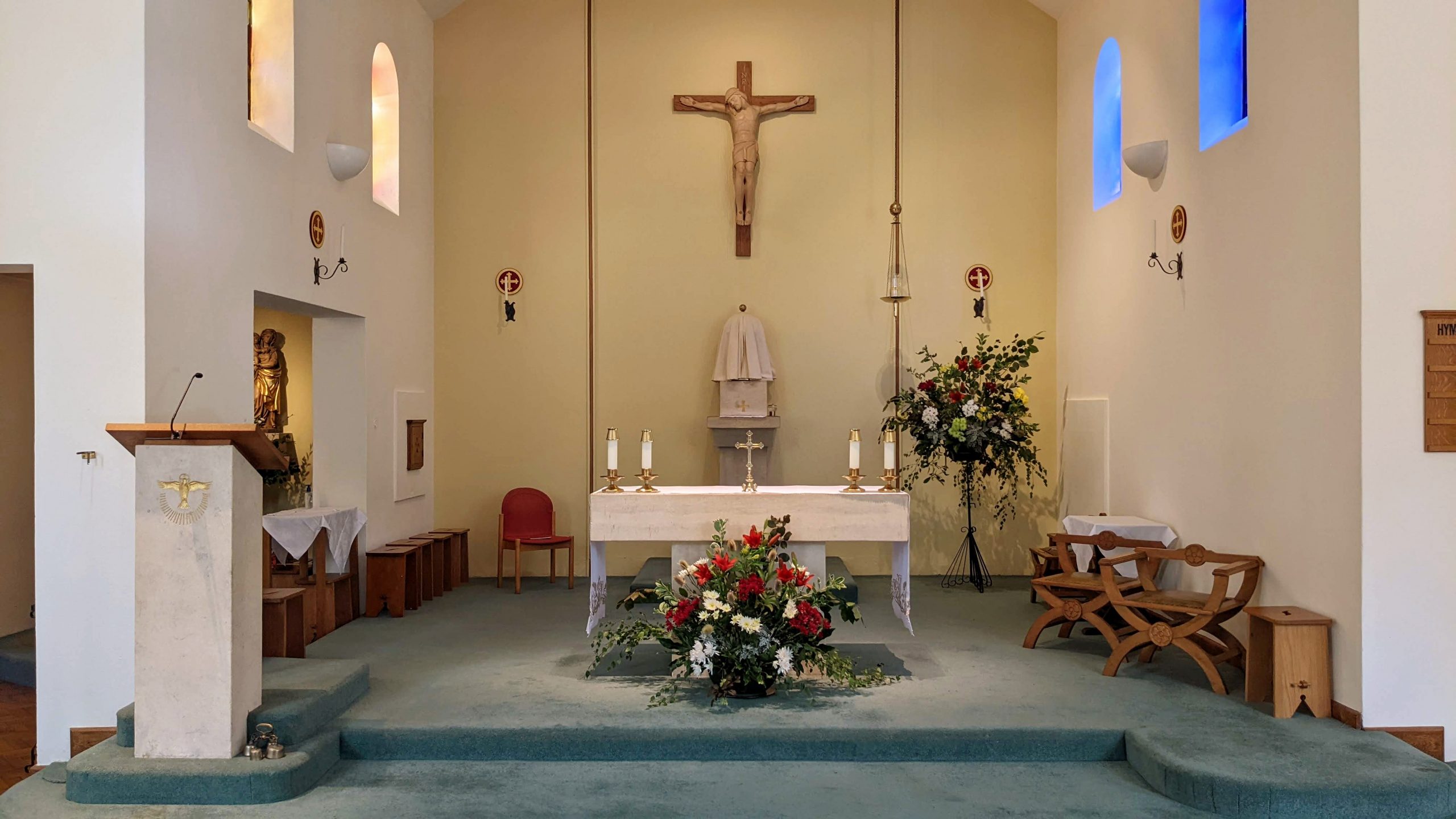 The altar at St George's